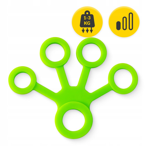 Резинка для фитнеса  4FIZJO 1-5 кг 3 шт Mix для пальцев и кисти - фото №3